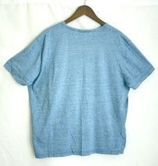 Lacoste Men’s Size 3XL (8) Blue w/ White Alligator Logo S/S V-Neck T-Shirt Tee