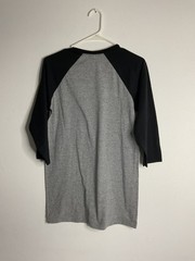 Jerzees Men’s Tri Blend T-Shirt 3/4 Sleeve Soft Raglan Baseball Tee Size S