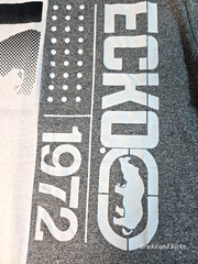 Ecko Unltd Men’s Crewneck White/Gray Marled Logo T-Shirt Size S, M, L, XL