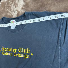 Golden Triangle Scooter Club 2006 Cotton Black Short Sleeved T-Shirt Men’s L