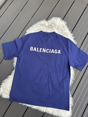 Balenciaga Logo Tshirt Marine Blue | Size XS / XSmall | Normal fit RRP £550