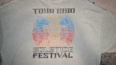 Solstice Festival Shirt Mens XL Green Tour 1990 Graphic Music Tee Mighty Fine