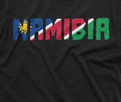 Namibia T-Shirt Namibia Patriotic Tee Namibia National Flag T Shirt Namibia Tee