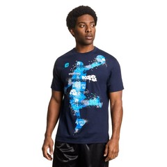 AND1 Men’s Graphic T-Shirt, Size L Color Navy