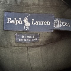 Vintage 90s Ralph Lauren Blaire Button-Down Shirt Forest Green Preppy Ivy Style