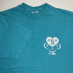 Vintage 90s Half Moon Bay Walk & Run Shirt Marathon Tee Men L Teal Single Stitch