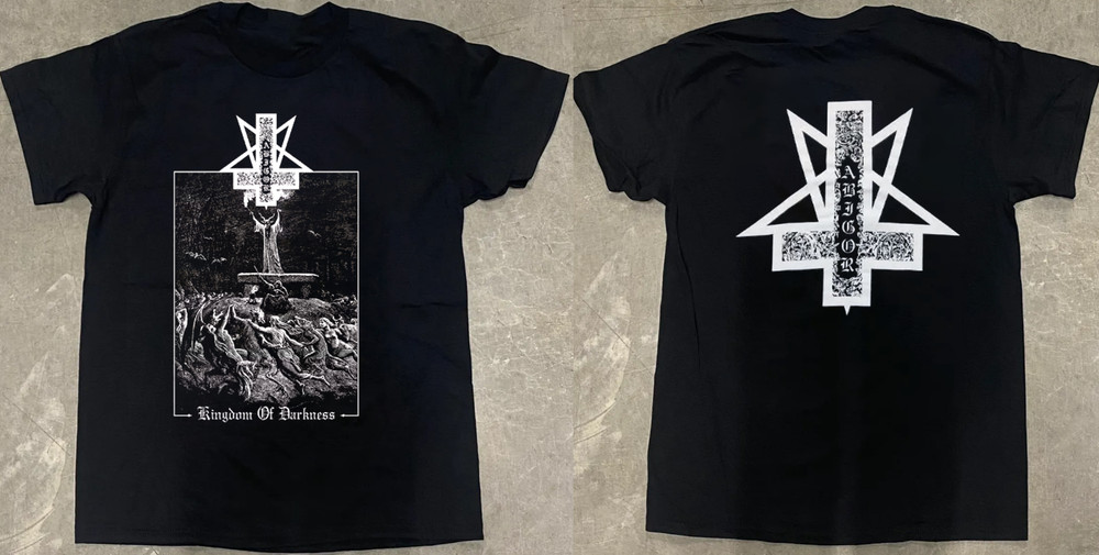 NEW Abigor – Kingdom Of Darkness Black All Size Shirt