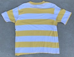 Vintage Striped T Shirt Combed Cotton Munsingwear Surf Mod Combed Cotton Sz XL