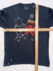 LRG Lion Graphic T‑Shirt – Black Size Large (22×29) Front & Back Print Excellent