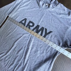 US ARMY GREY LONG SLEEVE PT SHIRT IPFU PHYSICAL TRAINING REFLECTIVE TSHIRT MED