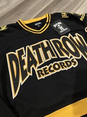 Death Row Records Hockey Jersey, Black, Size Large – Brand New