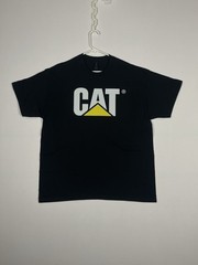 Caterpillar CAT Logo Work Tee (Brand New Condition) Black Short Sleeve T-Shirt
