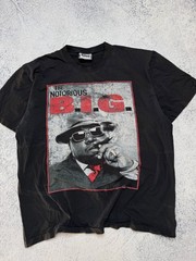 RARE Vintage The Notorious BIG T Shirt Biggie Smalls Rap Tee The Roxx Size XL 90