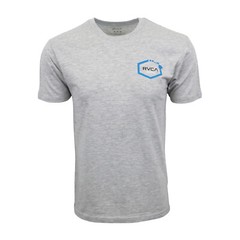 RVCA HAWAII ISLAND MENS T SHIRT GRAY
