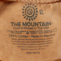Vintage Y2K The Mountain Tiger Shirt Mens XL Orange Big Cat Wildlife 2000 USA