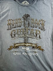 Hard Rock Cafe San Antonio Shirt Mens XXL Blue Mineral Wash Guitar Company
