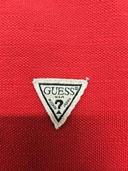 GUESS Men’s Polo Shirt Red Slim Fit XS Logo Patch M02P48 K0B0V0