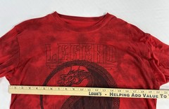 Fresh Laundry Legend Dragon Red Yin Yang Long Sleeve Shirt