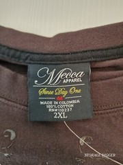 Mecca Apparel T-Shirt Mens 2XL Brown Cotton Mythological Graphic Print Crew Neck