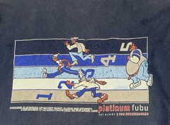 Vintage Platinum FUBU Fat Albert Men’s T-Shirt Size XXL 2XL Blue Short Sleeve