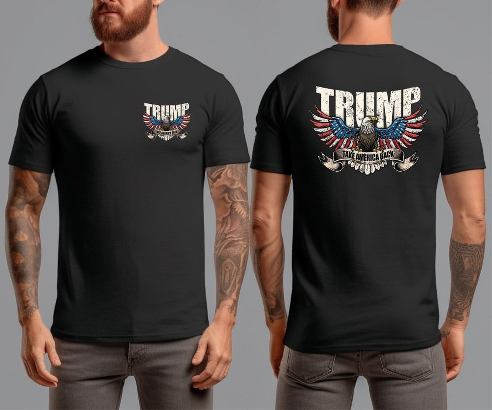 Trump You Missed Me 45 47 MAGA Never Surrender Legend Flag Eagle Fight T-Shirt
