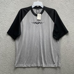 VTG Old Stock Ranchero Raglan Tee Large Grunge Tribal Biker Y2k Streetwear Rock