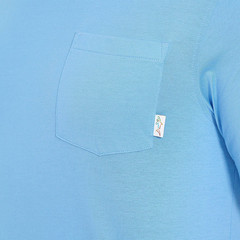 Greg Norman Pocket Tee Size M Light Blue