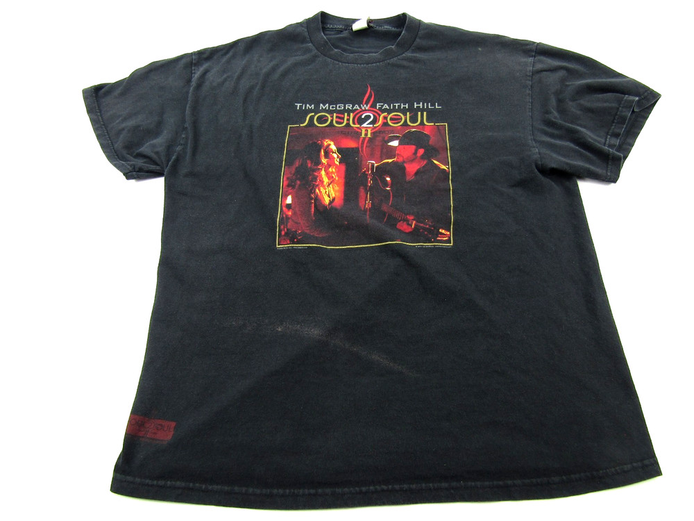 Tim Mcgraw Faith Hill Tour T-Shirt Mens XL Soul 2 Soul 2006 Country Music Tee