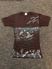 Vintage 50s Bruxton Knit Geisha Surf Hawaii Made In USA Size 18 Rare T Shirt