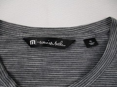 Travis Mathew Shirt Mens XL Gray Athletic Short Sleeve Golf Lightweight Casual