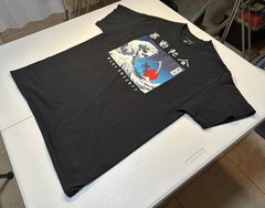 Riot Society Grim Reaper Shirt Mens Size XL Wave Mt. Fuji Japan Streetwear