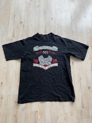 Rare Vintage Levi Strauss & Co 501 Original Button Fly T Shirt