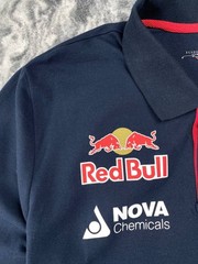 Vintage Toro Rosso Red Bull Racing Big Logo Men Size XL T Shirt Blue