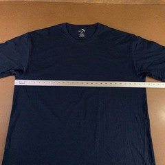 Sada Mens Size 4X Navy Blue Cotton Short Sleeve Crew Neck T-Shirt New