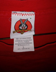Vintage Looney Tunes Nobody Asked You T Shirt Size Large Twitty, Sylvester Red