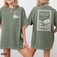Custom Lake Trip Shirts Personalized Family Vacation Matching Tees