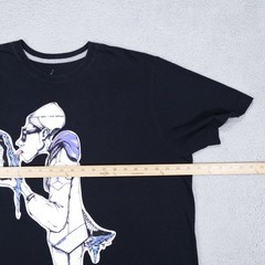 Nike Air Jordan T-Shirt Mens XXL Concord T Icey Soles Lick Shoe Black Retro ok