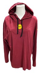 nike hooded long sleeve Shirt Mens Large Washington Football Red NFL On Field