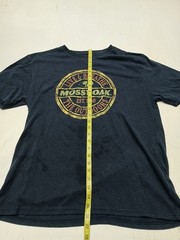 Large Mossy Oak Blue Live Breath Outdoors Logo Short Sleeve Tee