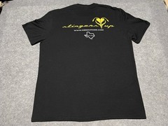 Black Stingers Up KBK Guitars Custom Shirt District Large Texas Guitar Company