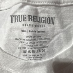 True Religion Men’s Buddha Graphic Logo Crew Neck Short Sleeve T-Shirt S