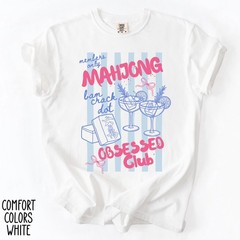 Mahjong Social Club Shirt Mahj Game Night Mahjong Lover Tournament Tee