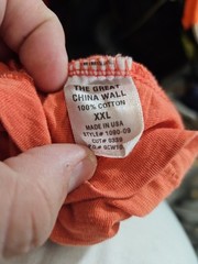 The Great China Wall 2XL VINTAGE AUTHENTIC SWAROVSKI Crystals Men’s MOTOR CITY