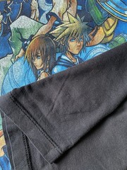 Y2K Kingdom Hearts Promo T-Shirt Disney Square Enix Medium Size