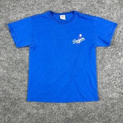MLB Dodgers T-Shirt Mens Size S Blue Baseball Genuine Graphic Tee