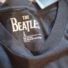 L Beatles Rubber Soul T-Shirt New With Tags 60% Cotton 40% Poly.