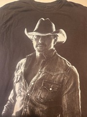 Tim McGraw Standing Room Only Tour 2024 T-Shirt sz.Large Country Music Cowboy