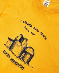 Vintage 1980s “Stared Into Space” Ashton Observatory T-Shirt Single Stitch
