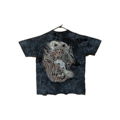 The Mountain Mens T-shirt Blue “Journey To The Dream time” Bear Family XL #6210