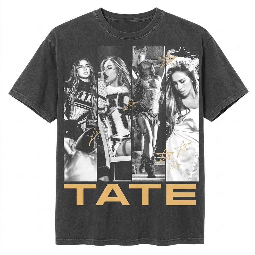 Tate McRae T-shirt, Miss Possessive Tour Shirt, 90s Bootleg Style Pop Star Graph